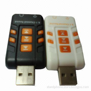 New USB 8.1 Channel Sound Card for Desktop and Notebook PC